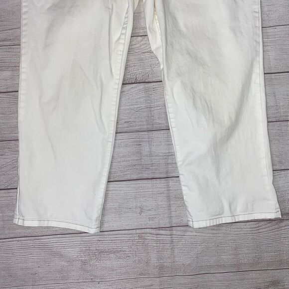 Code Bleu Annette women 16 white Capri jeans - Picture 2 of 11